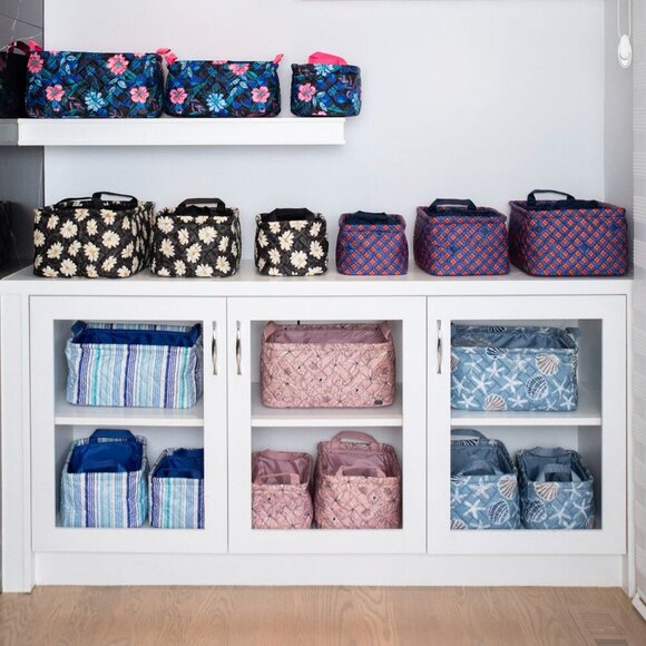 LUG Crescendo 3pc Reversible Storage Bins - Autumn Daisies - Picture 10 of 10